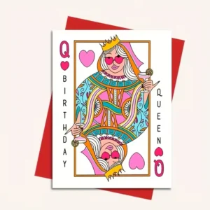 Carte anniversaire Queen