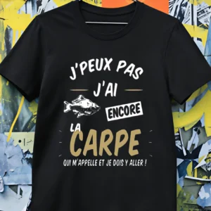T-shirt pêche humoristique